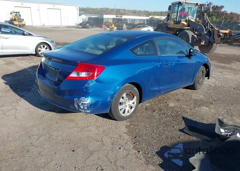2012 Honda Civic Lx from USA, damaged, VIN 2HGFG3B59CH551898